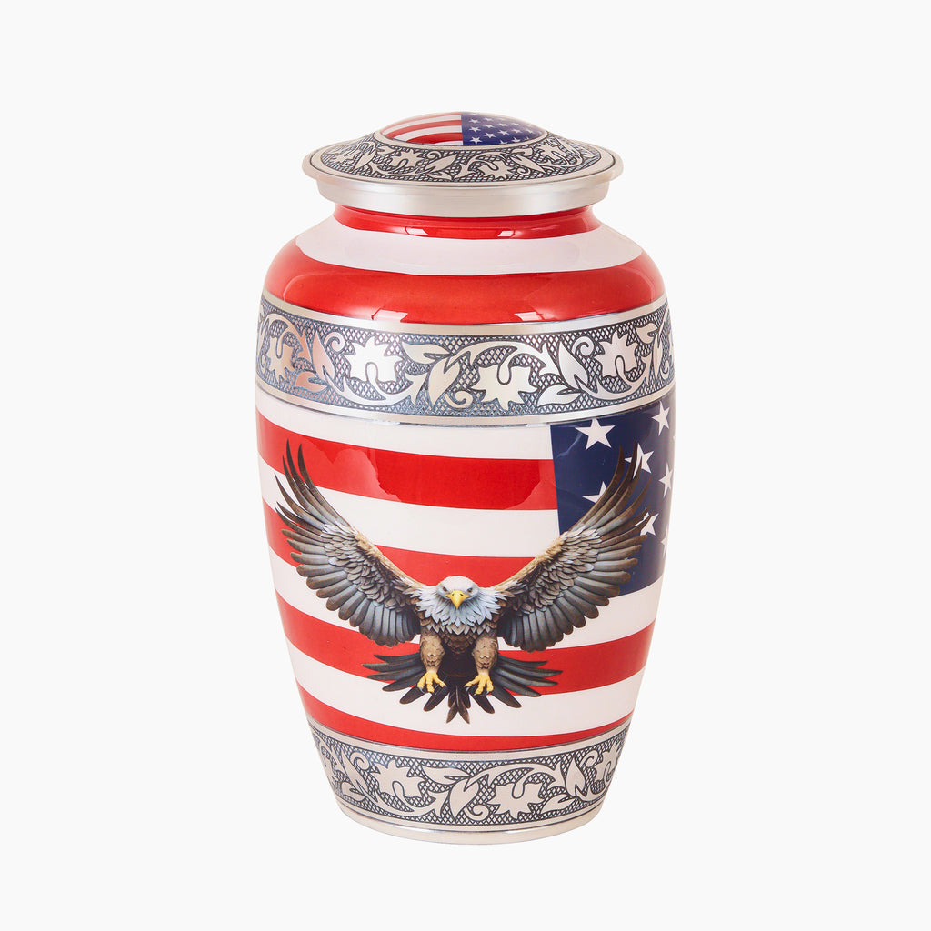 American Flag Urn