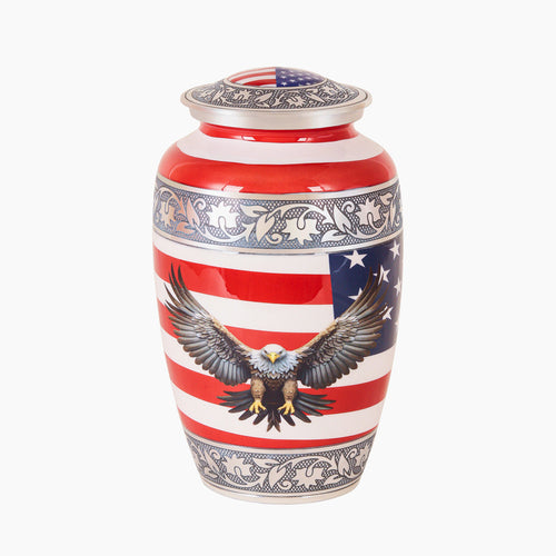 American Flag Urn