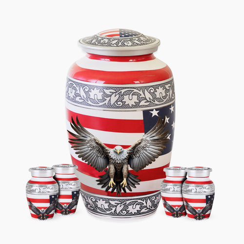 American Flag Urn