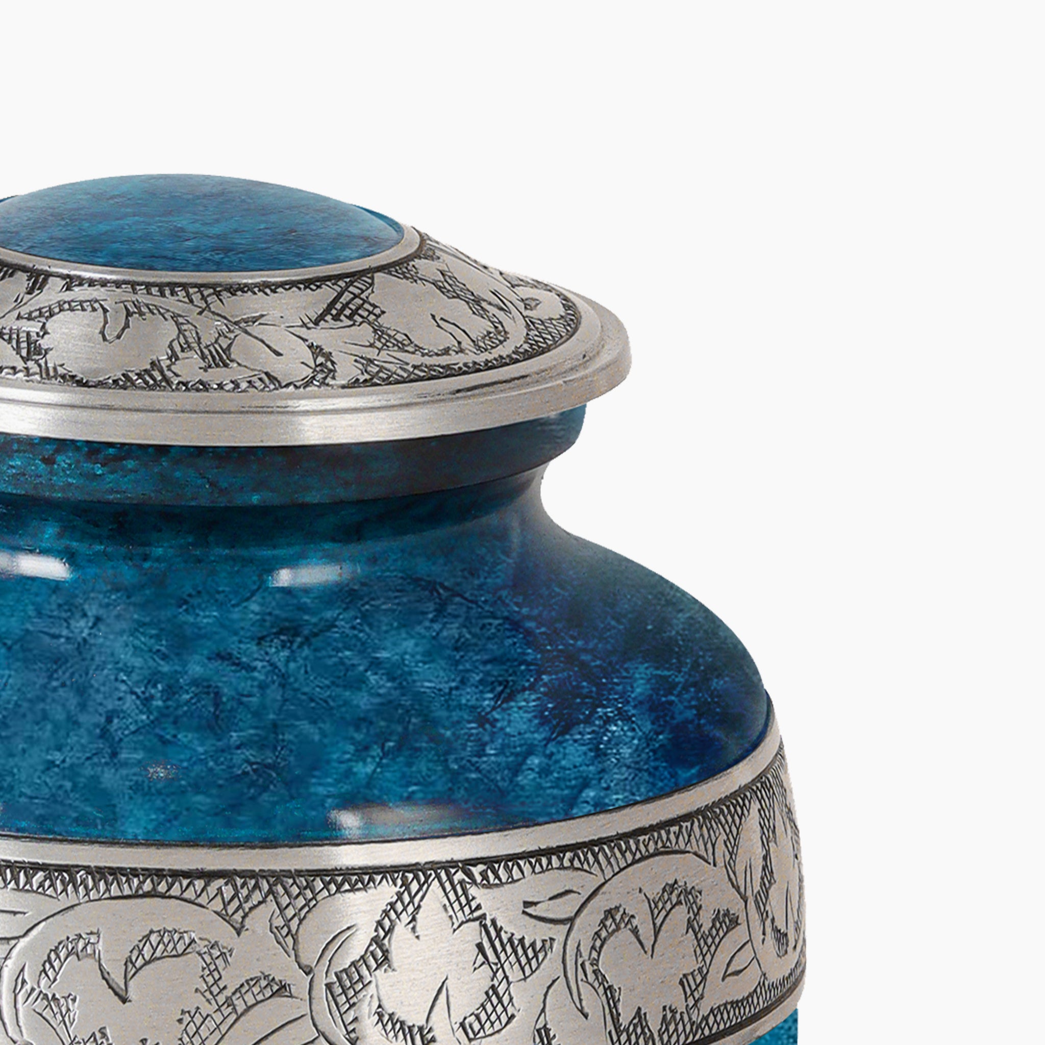 Blue Marble Urn