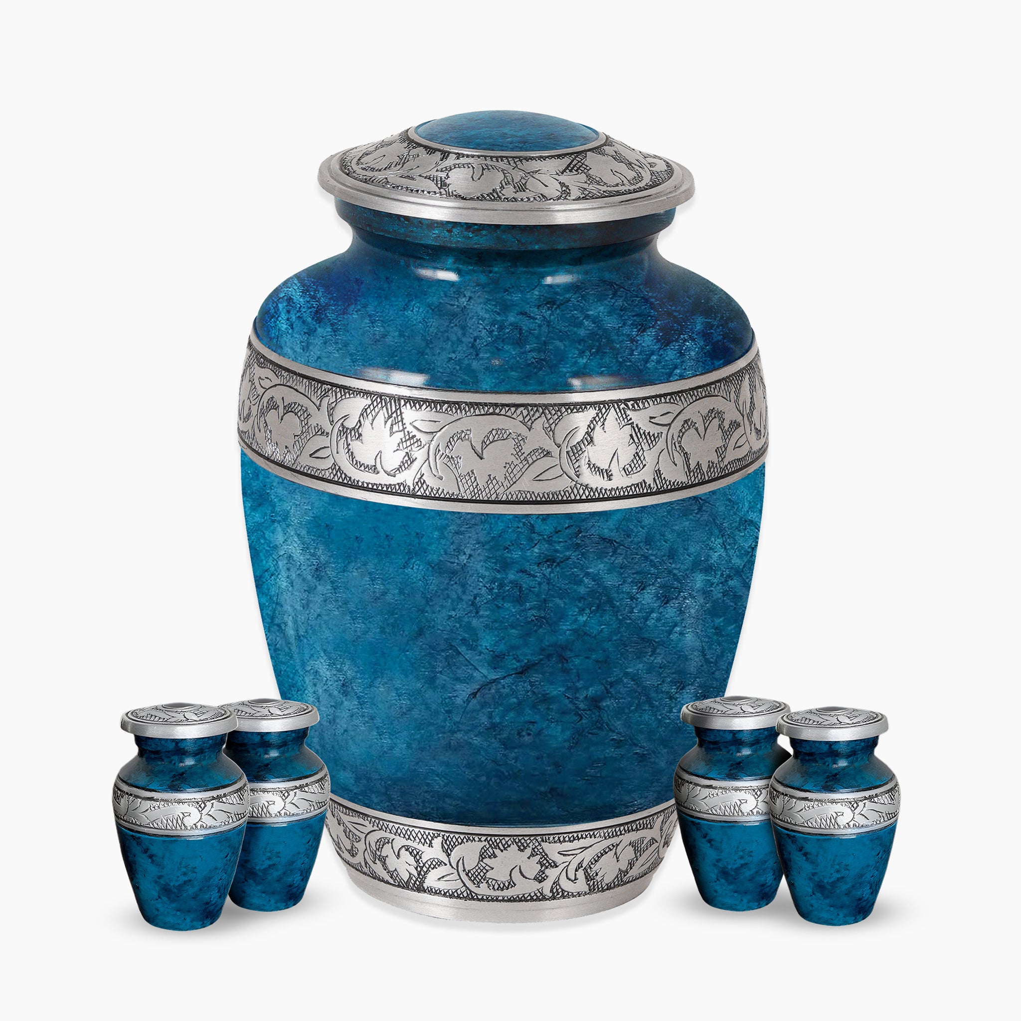 Blue Marble Urn