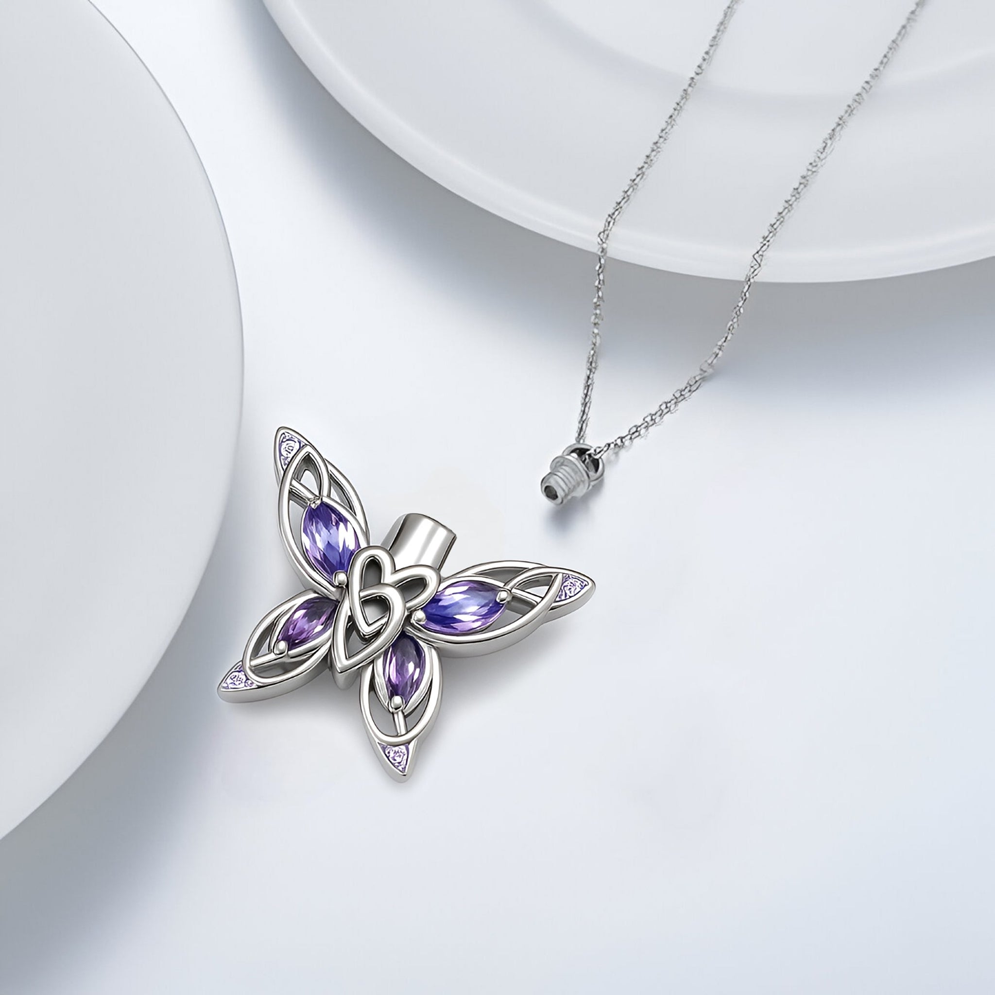 Butterfly Keepsake Necklace
