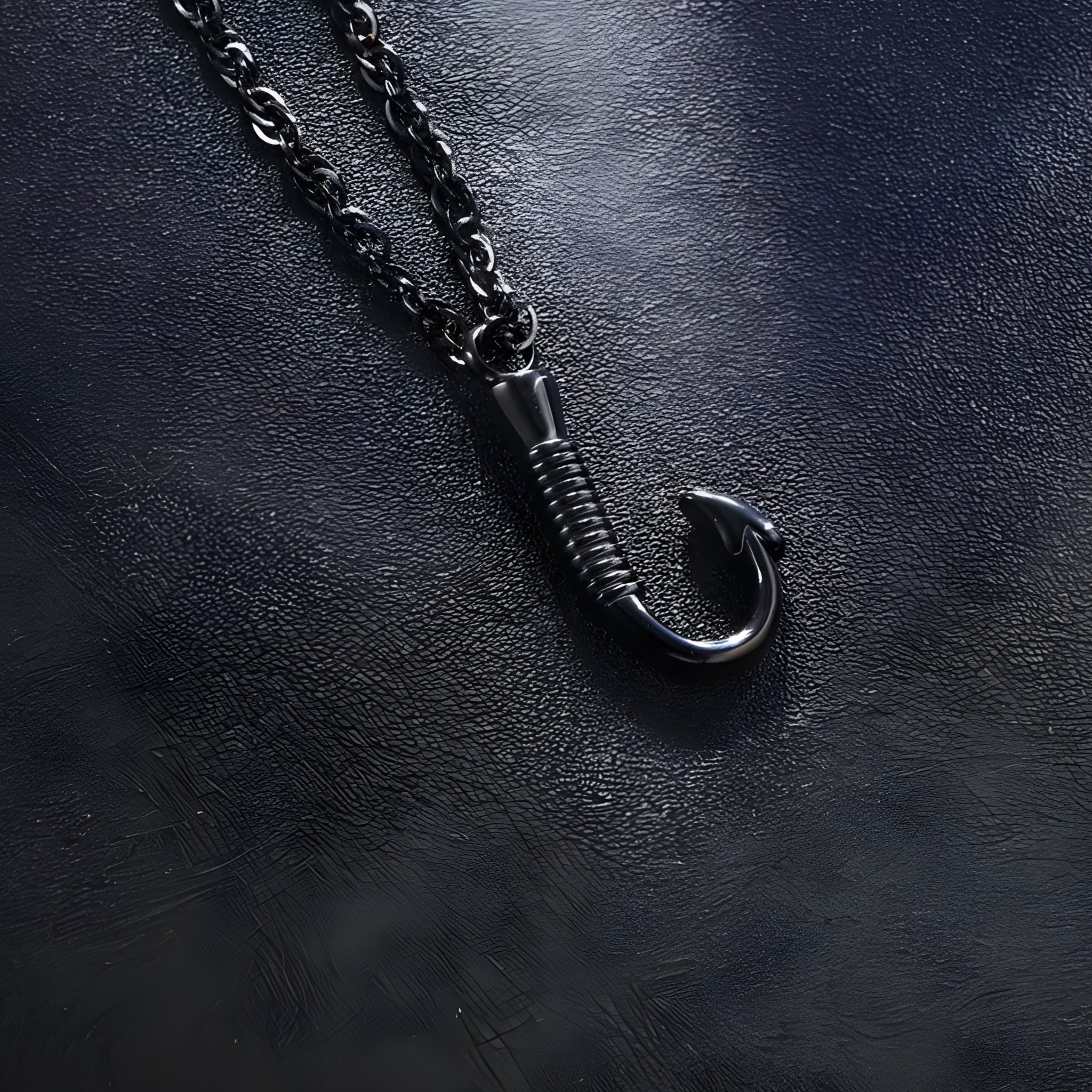 Fishing Hook Keepsake Necklace