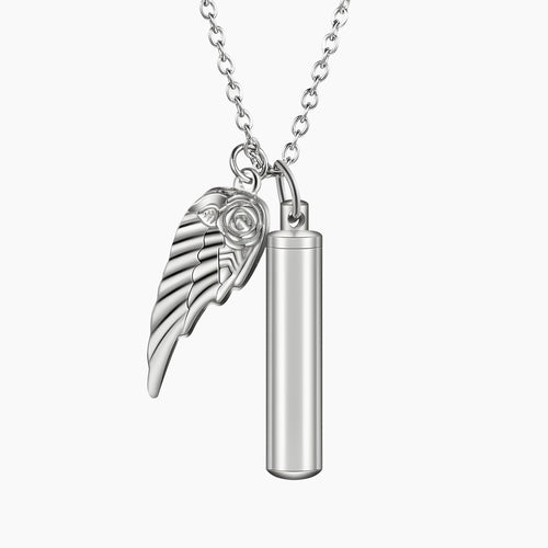 Angel Wing Keepsake Necklace