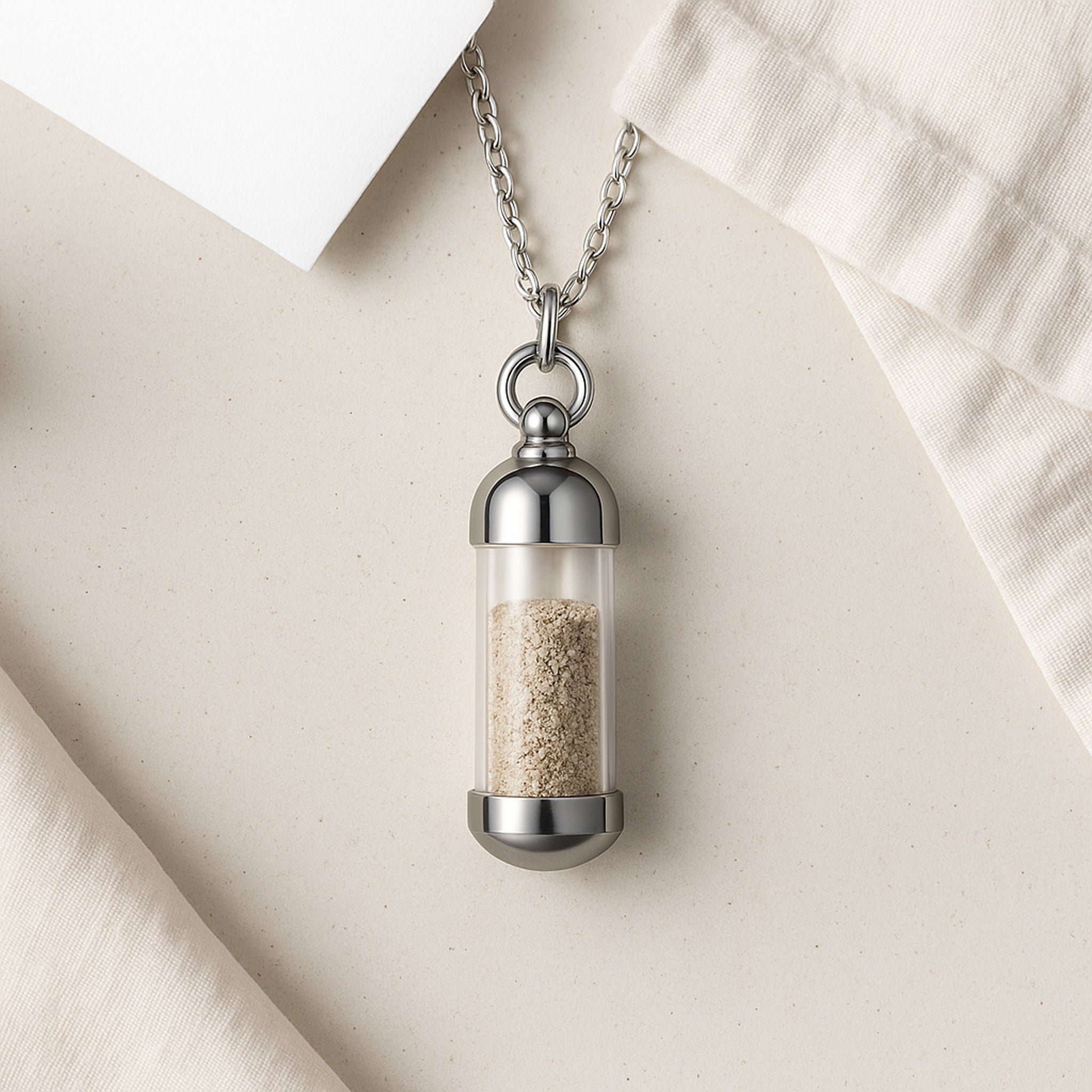 Glass Vial Keepsake Necklace