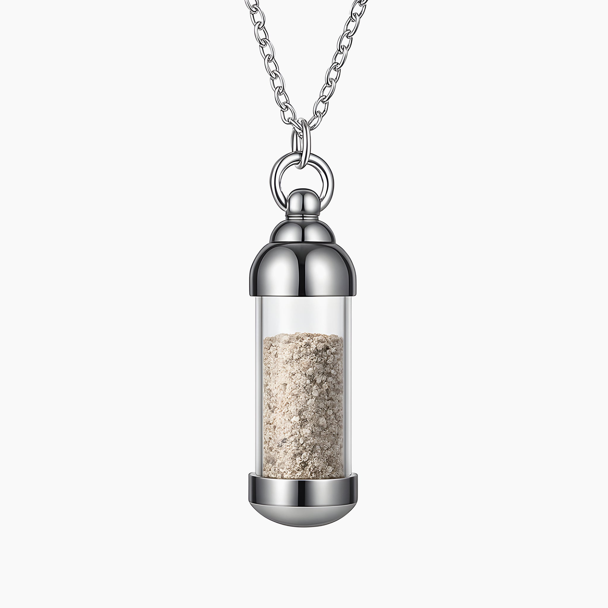 Glass Vial Keepsake Necklace