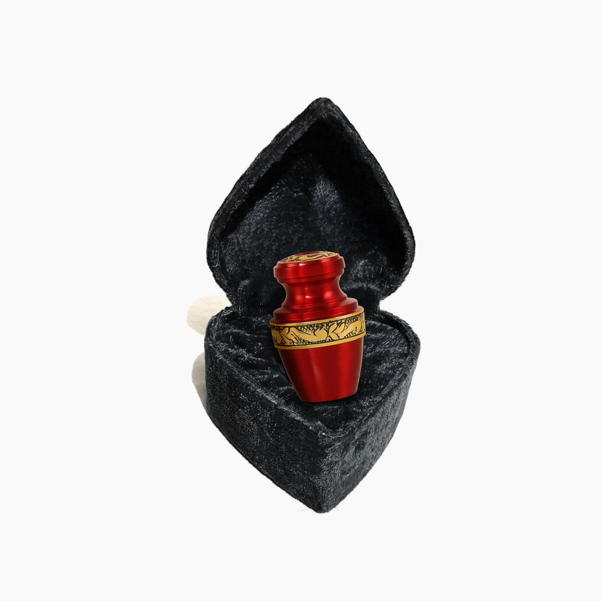 Red & Gold Grecian Urn