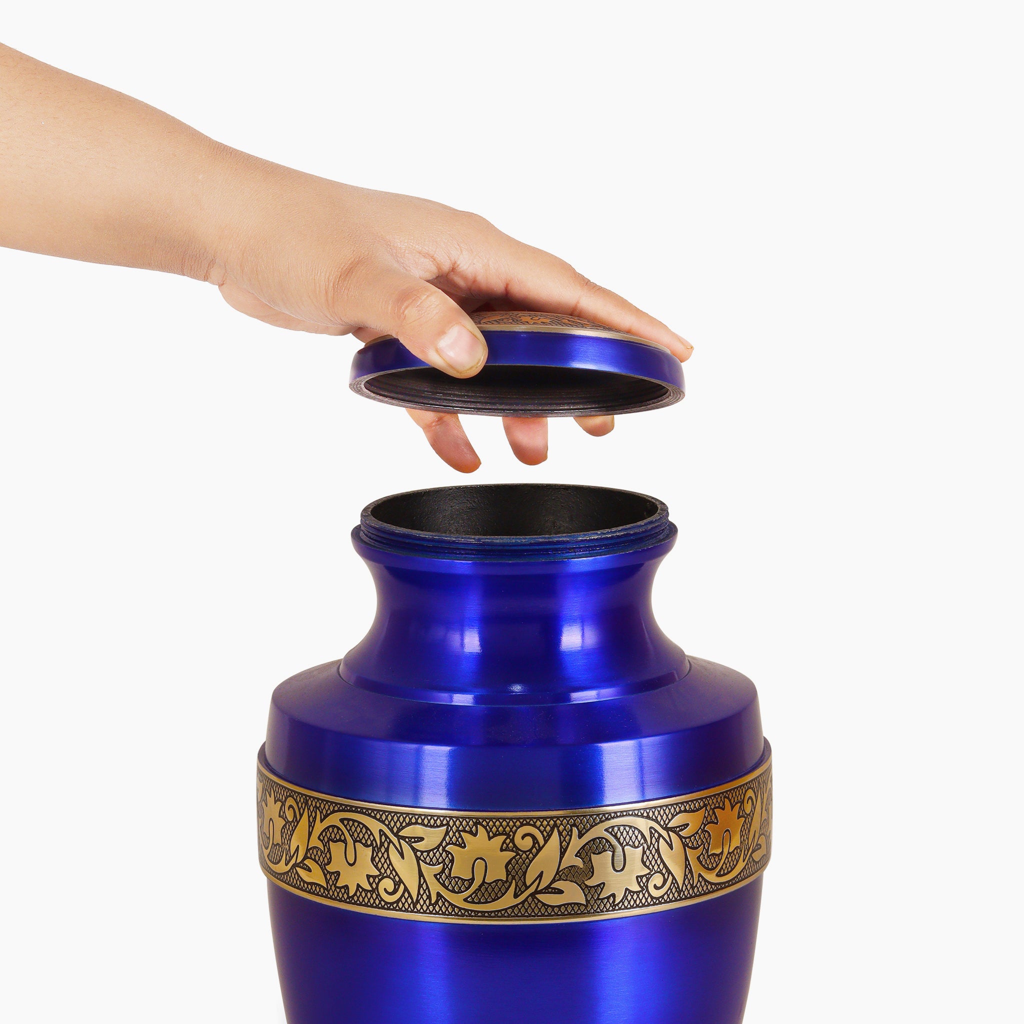 Royal Blue & Gold Grecian Urn